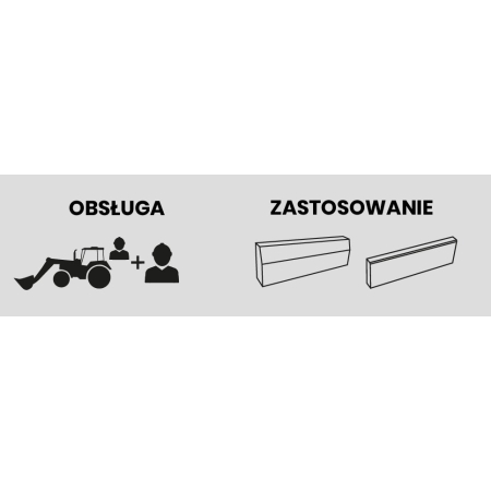 Chwytak poprzeczny zawieszany Jazon CHPZ250 – do krawężników prostych
